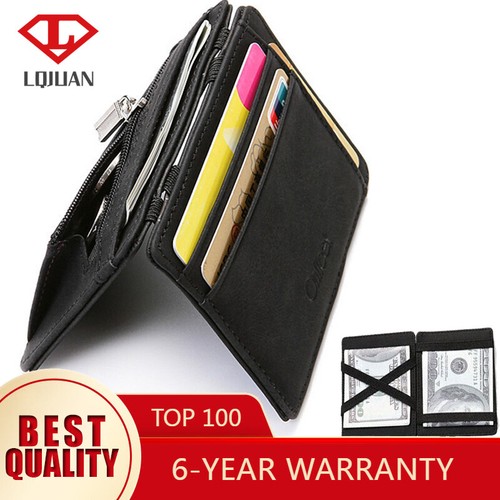 Magic wallet leather - wallet, front