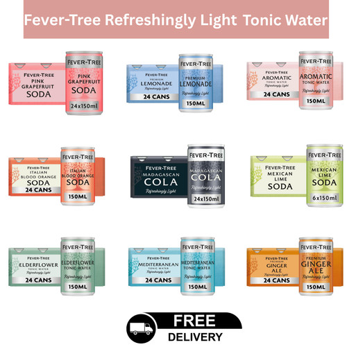 Fever tree refreshingly light - refreshingly,