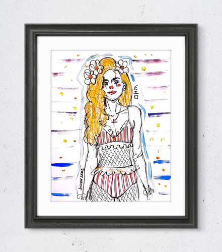 Original modern art 14x11 - original,