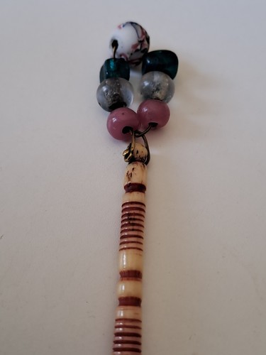 Antique bone lace bobbin with - bone,