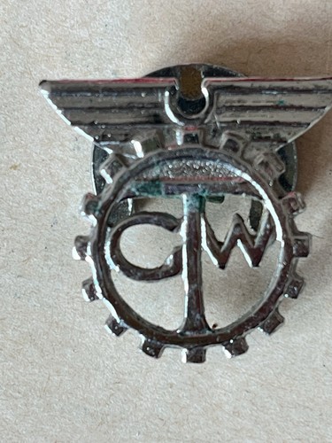 Vintage tgw lapel badge - tgw,