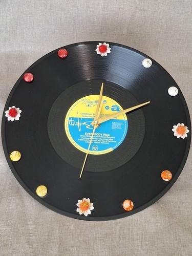Handmade vinyl record wall - 12",