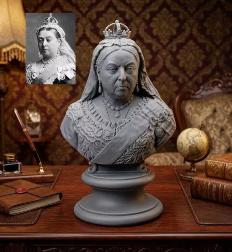 Queen victoria bust statue - ,