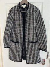 H&M Xmas long Black Tweed
