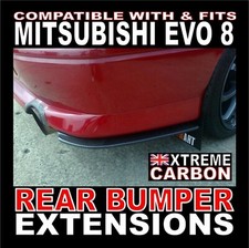 Carbon Rear Bumper Extensions