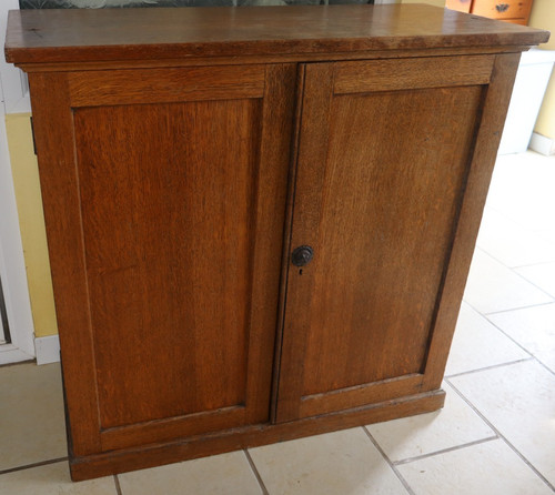 Vintage antique oak tallboy - vintage,