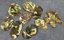 Lot of 9 Foreign Camo Hats Helmet Cover Boonie DPM French Canadian Dirty