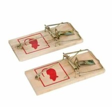 Wooden Mouse Trap Traps Bait Mice Vermin Rodent Pest Control Mousetraps