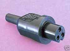 BULGIN 3-PIN Mains Connector  For Quad II / 33 / 303 / FM3 Vintage Hi-Fi