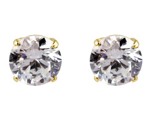 9ct yellow gold - yellow, earrings