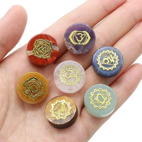 7pcs chakra natural stone - 7pcs,