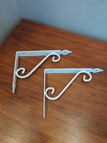 Pair ornate shelf support - ornate,