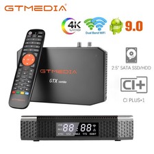 8K Android Smart TV Streaming Box DVB-T2 Sat Receiver Bluetooth CI+ HDD Player