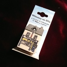 Vintage WADE Whimsey-on-Why Tony Barber Shop English Village Miniature No. 29