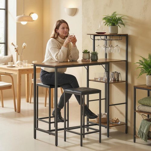 Homcom 3pcs breakfast bar - homcom,