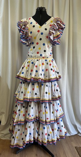 Vintage spanish flamenco dress - vintage,