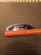 Large Genuine classic Ford Badge 210mm x 85mm dark blue Ranger Transit etc.