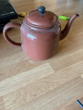 Vintage brown Enamel Retro