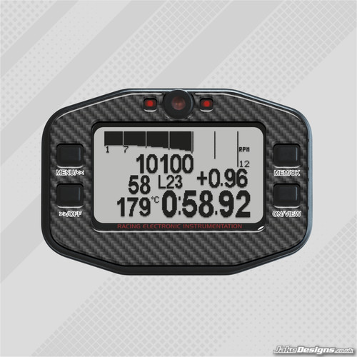 Carbon fibre look gel - carbon, sticker