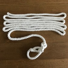 Rope Halter, Showing, White, One Size, Cow, Sheep, Horse, FREE UK Postage