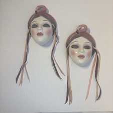 Vintage About Face Clay Art