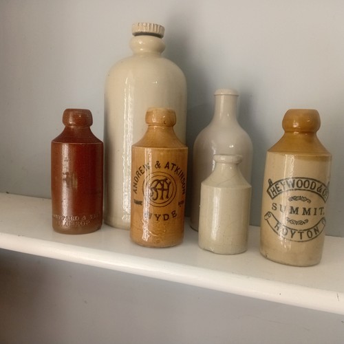 Antique stoneware bottles - antique,
