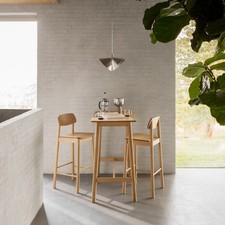 Barlow Set of 2 Oak Bar Stools