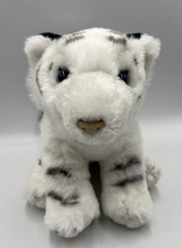 Quality Snow Leopard Tiger Soft Toy Plush by Nature Planet 14” Vgc