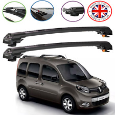 Aluminium Roof Rack Cross Bars Anti-Theft fits RENAULT KANGOO 2007 - 2019 Black