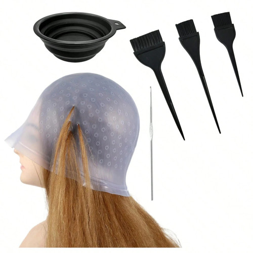 Hair highlighting cap and - hair,