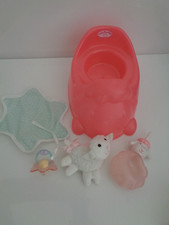 baby annabell dolls potty bottle dummy sheep rattle zapf creation