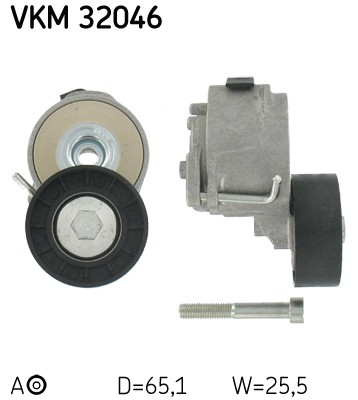 Tensioner pulley ribbed - pulley,, v-ribbed