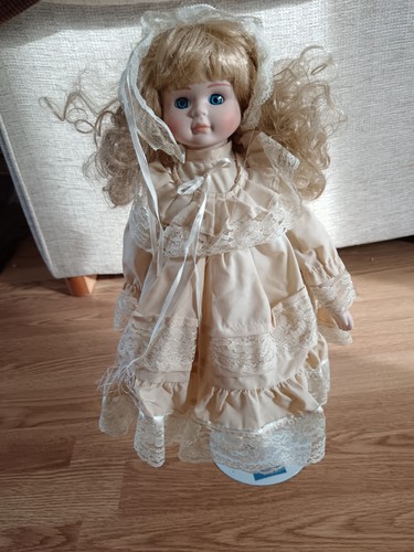 Porcelain doll 40cm with - doll,