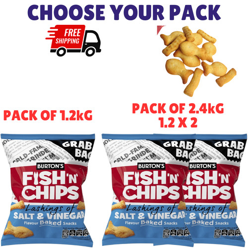 Burton fish chips - fish, grab