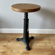 Industrial Cast iron stool by Singer