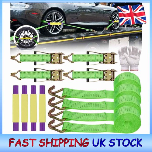Ratchet tie down - 4m, straps