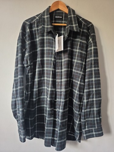 Balenciaga oversized checked - balenciaga,