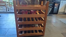 Oak wine rack - storage 
