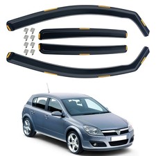 For Vauxhall Astra H MK5 2004-2009 5 Door Hatchback Wind Deflectors 4pc Tinted