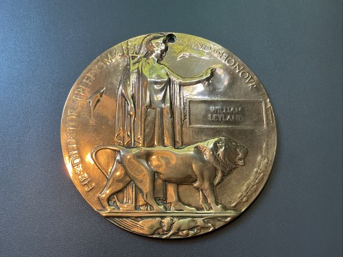 Ww1 memorial plaque william - ww1,