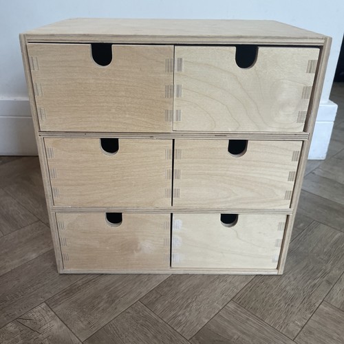 Ikea moppe mini wooden chest - mini,