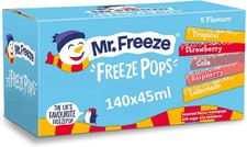 Mr Freeze Ice Pops 140 Pack