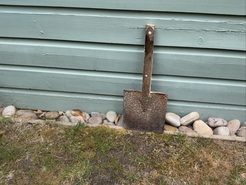 Vintage antique spade head - antique,