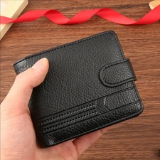 Mens Pu Leather Slim Wallet