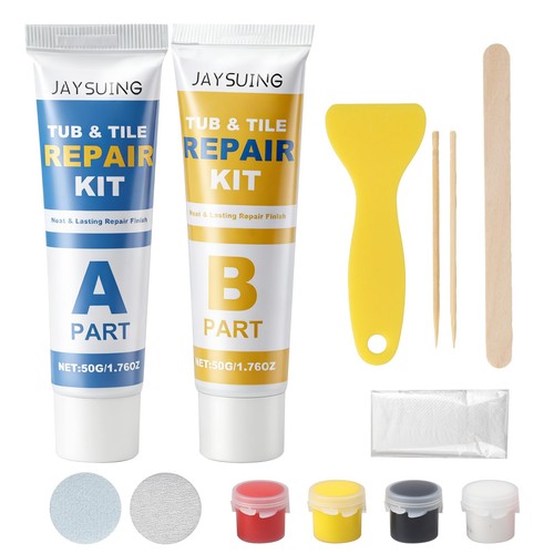 Tile repair kit - for, ceramic