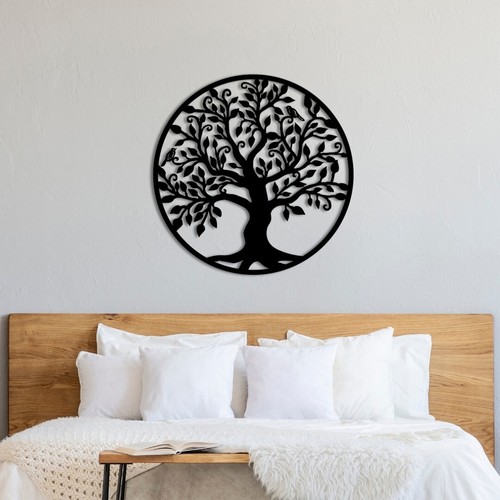 Tree life with birds - tree, metal