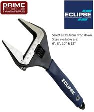 Eclipse Soft-Grip Adjustable Wrench/Spanner Extra Wide Jaw Choose 6",8",10",12"