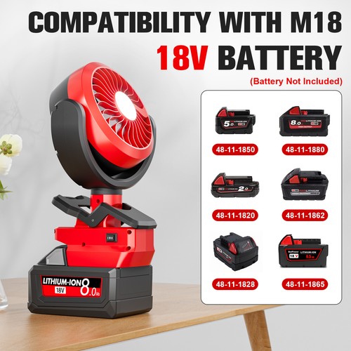 Portable cordless camping - cordless, fan