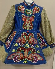 Irish Dance Solo Dress - Exquisite  Designed By Paul Keith Vintage Multicolored