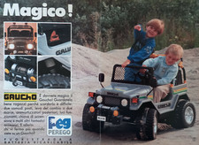 Advertising Italian Clipping 1990 OFF ROAD GAUCHO PEG PEREGO.